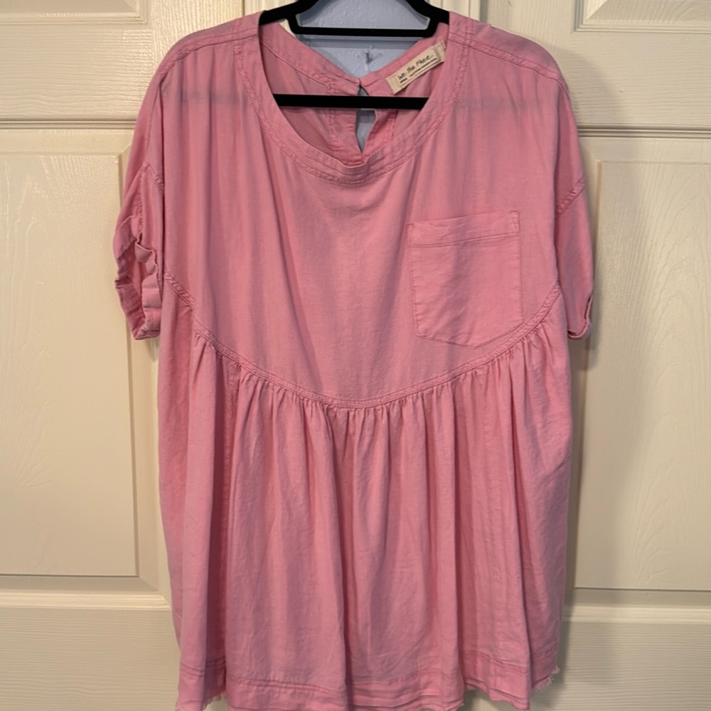 Free People Bubblegum Pink Top